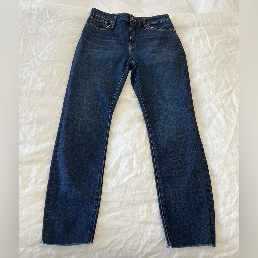 J. Crew | Women’s SZ 30 | Curvy Toothpick High Rise Skinny Jeans | Raw Hem